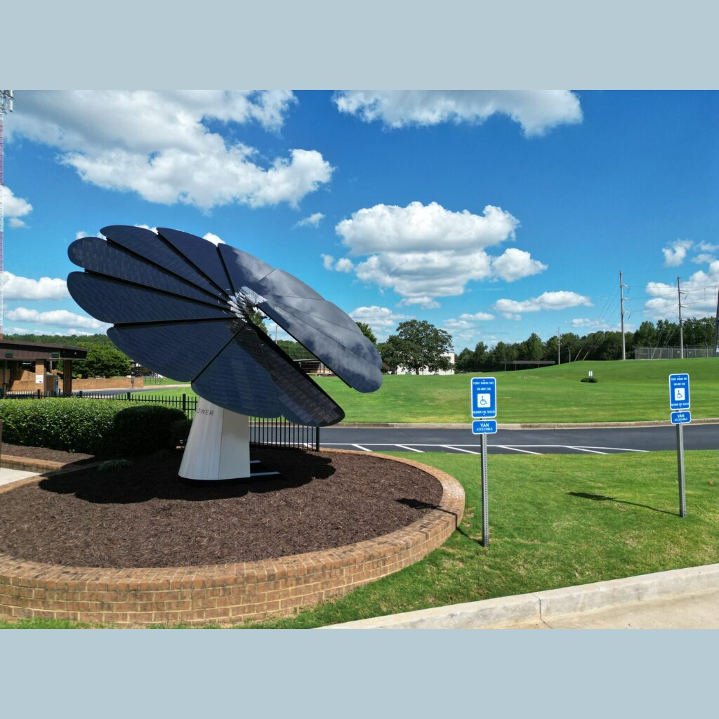 Smartflower Mounting Structure